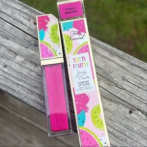 🌙♣️Too Faced Totally Smashed Tutti Frutti Comfort Lip Glaze
